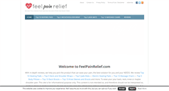 Desktop Screenshot of feelpainrelief.com